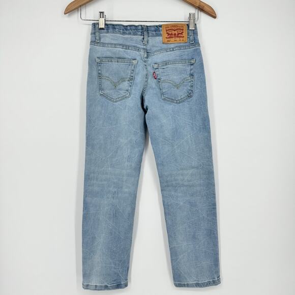 Levi's 502 Regular Taper Stretch Denim Jeans 8 Reg Light Wash - Picture 7 of 11